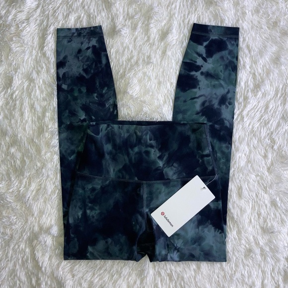 NWT Lululemon Align High Rise Pant 25" Size 4 Diamond Dye Silver Blue DON7 - Picture 6 of 11